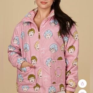 Cakeworthy x Golden Girls Quilted Jacket NWT